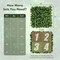 Costway 12 Pcs Faux Topiary Gardenia Shrub Grass Panels with Insertable Branches 20" x 20"